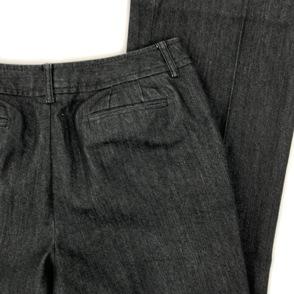 LOFT Black Wide Leg Crop Pants, 4P - Picture 6 of 6